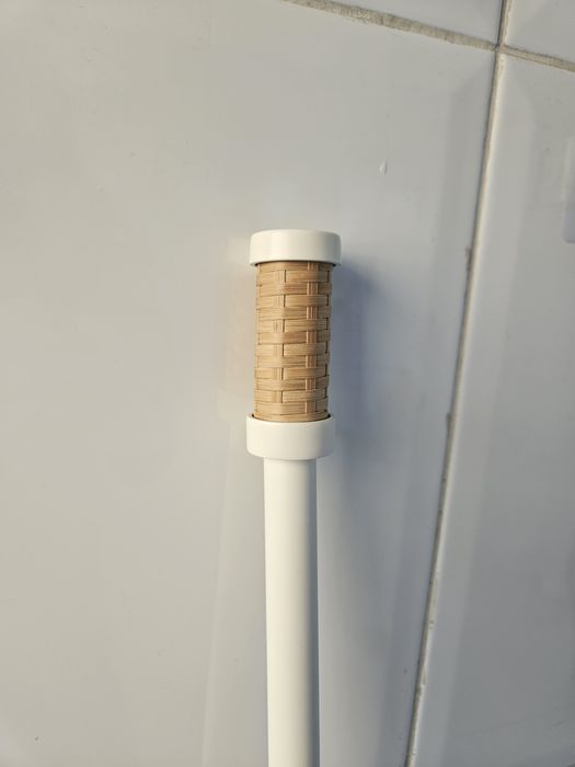 Varão cortinas efeito palhinha