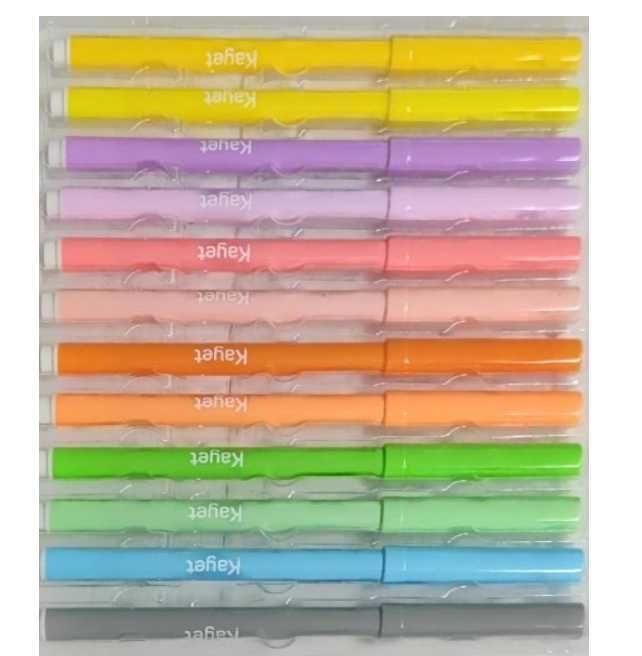 Zestaw artystyczny KAYET 36 el. kredki markery woskowe nowy