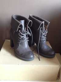 Skórzane botki Nine West Vintage r. 37,5 (23,8cm)