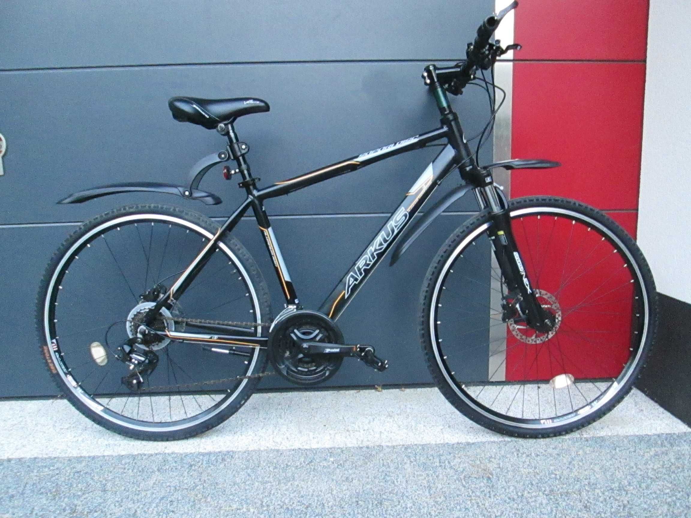 Fajny rower krossowy ARKUS SAFARI DISC Shimano hydraulika 49 cm.