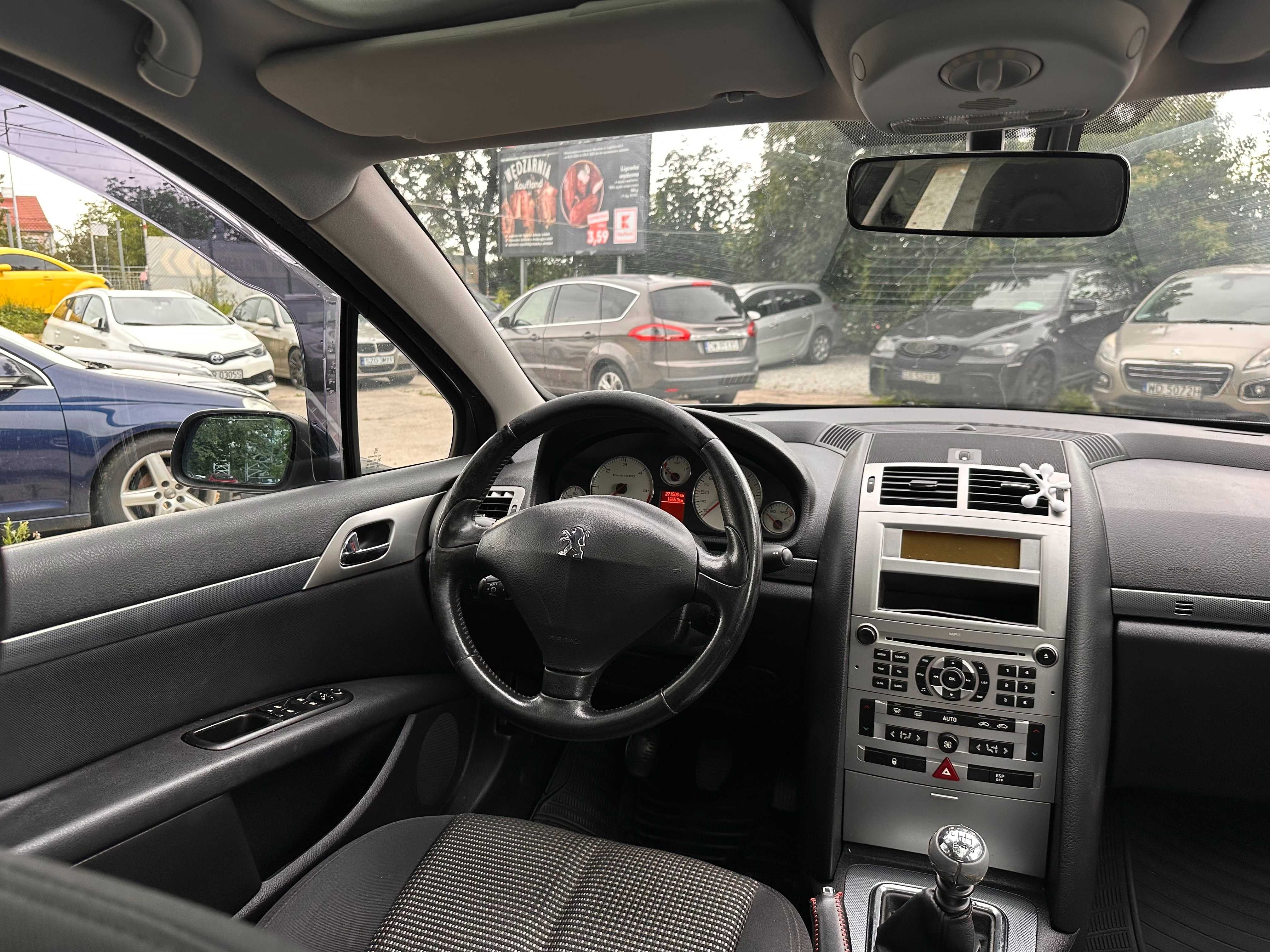 Peugeot 407 SW |2.2 D 170KM|Manual6b|Panorama|Grzane fotele|Klima|2007