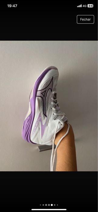Sapatilhas voleibol Mizuno tamanho 38