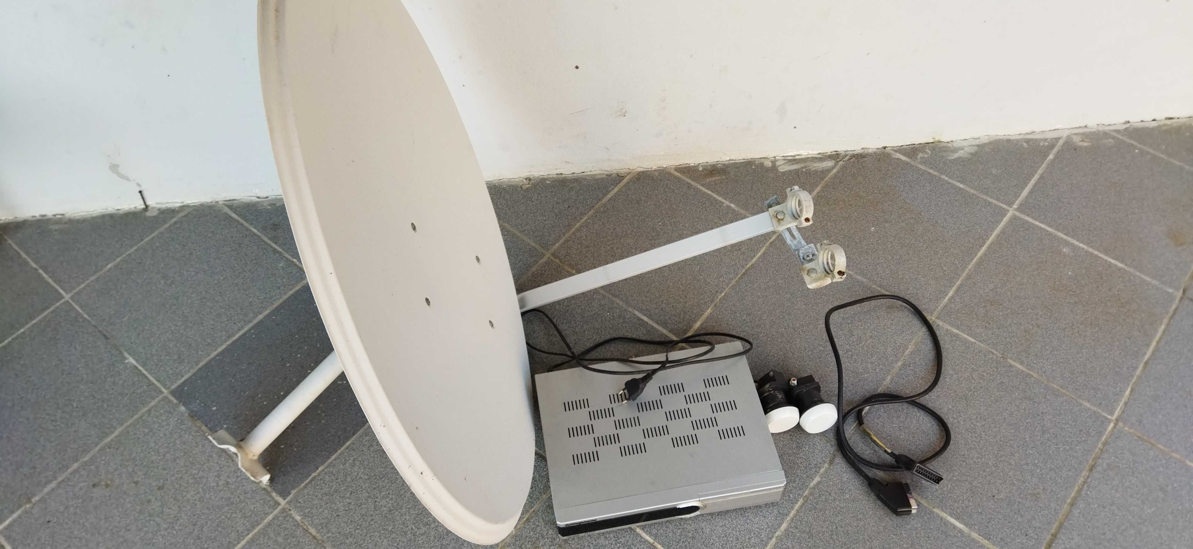Kit- receptor+ antena satélite Golden Interstar