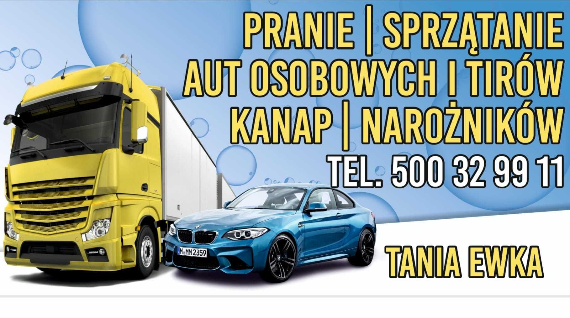 Pranie kanapy + auta – TANIEJ razem – 24/7 – Dojazd Gratis