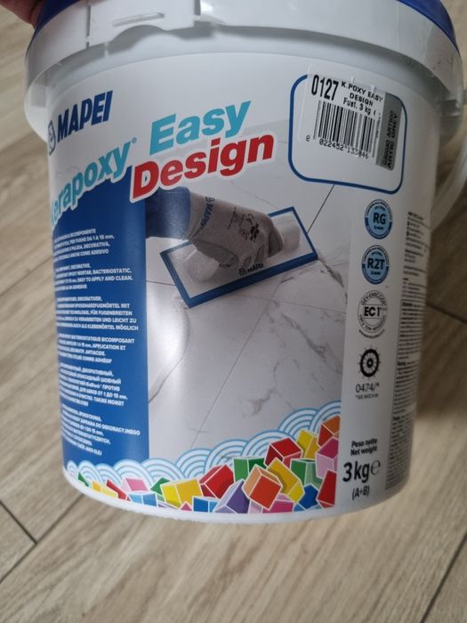 MAPEI fuga epoksydowa KERAPOXY EASY DESIGN 127 arktyczny szary 3kg.