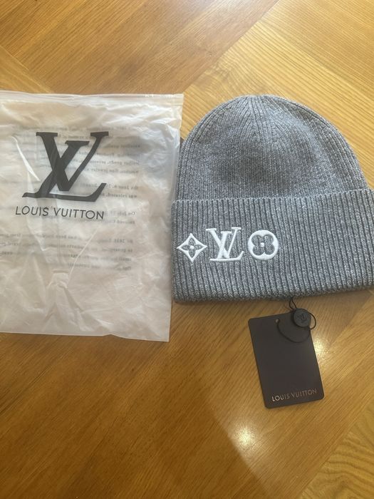 Шапка Louis vuitton, шапка шерстяна луи  витон, зимова.