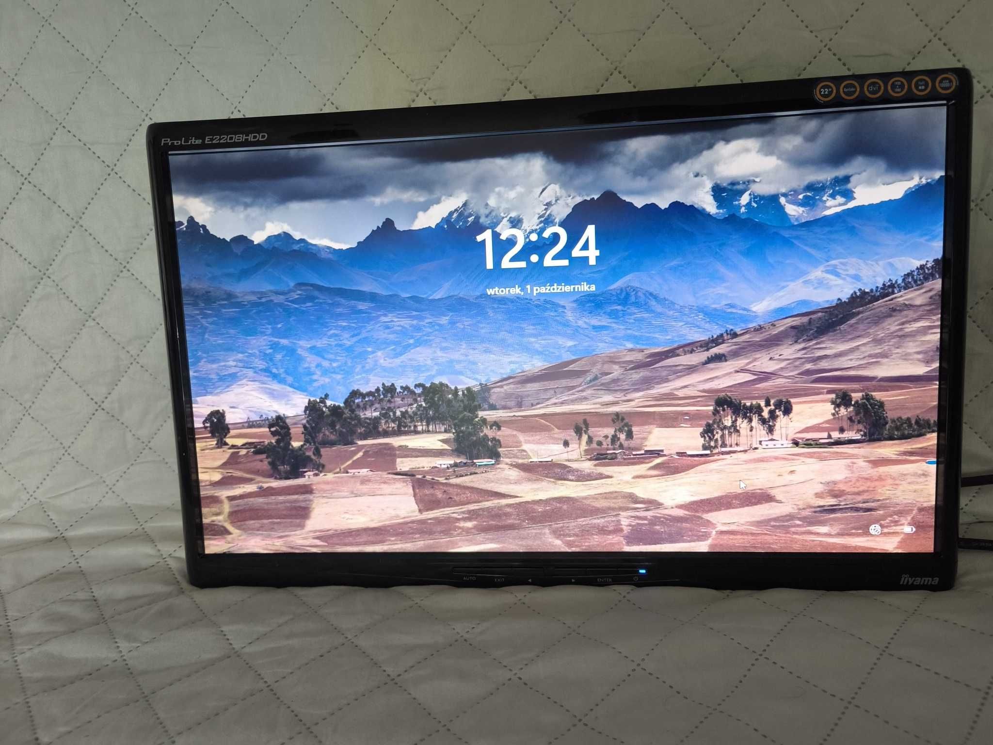 Monitor iiYama Prolite 22' VGA DVI FullHD Matowa Matryca