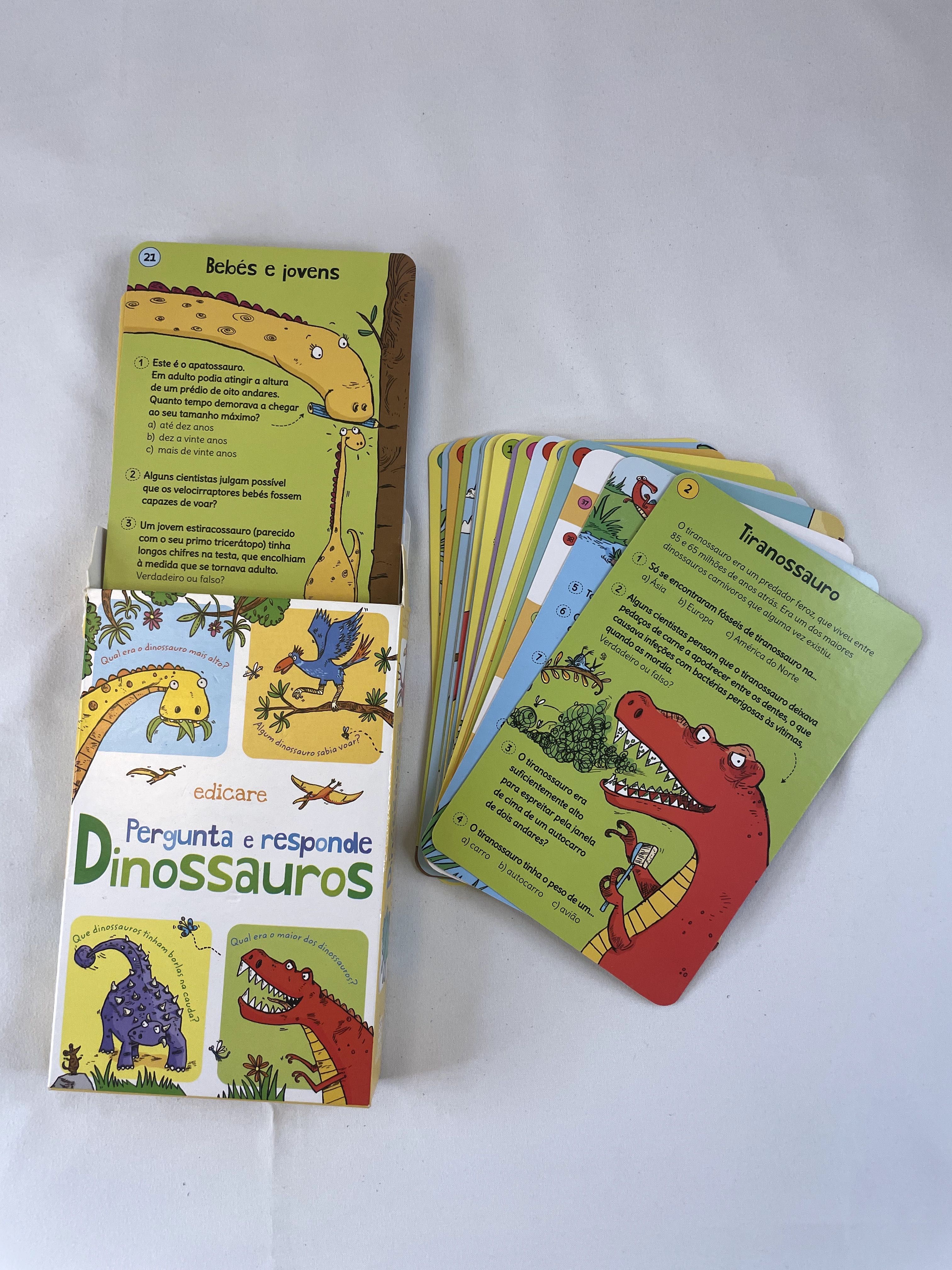Pergunta e responde Dinossauros edicare