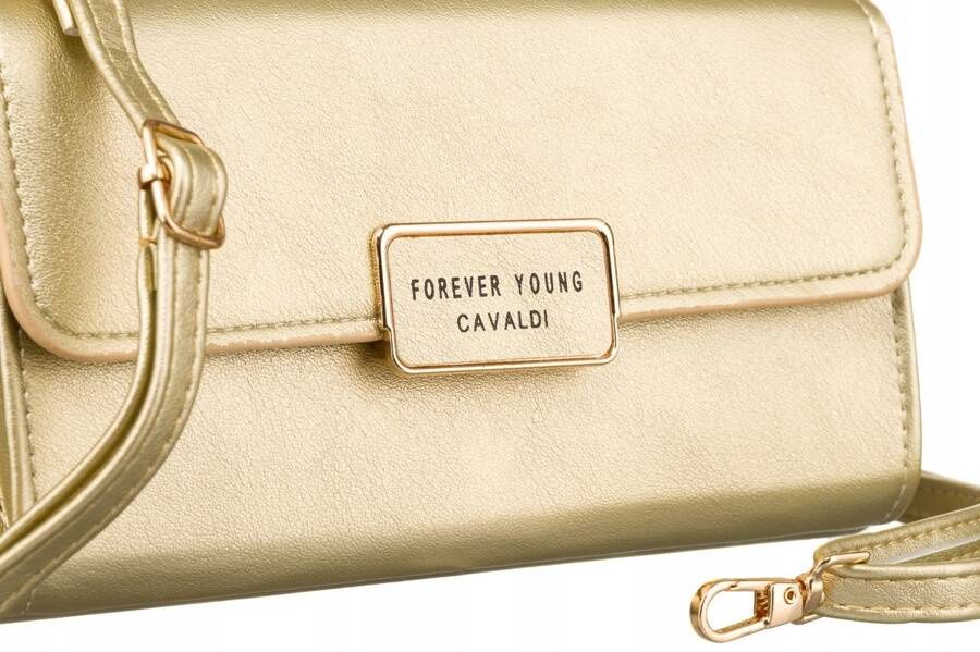 mini torebka-portfel na długim, doczepianym pasku - 4u cavaldi