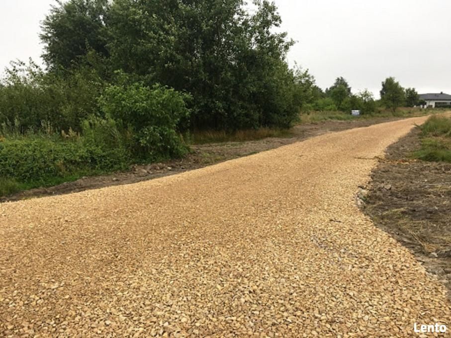 Utwardzenie podwórka drugi dojazdowe droga z frezu j