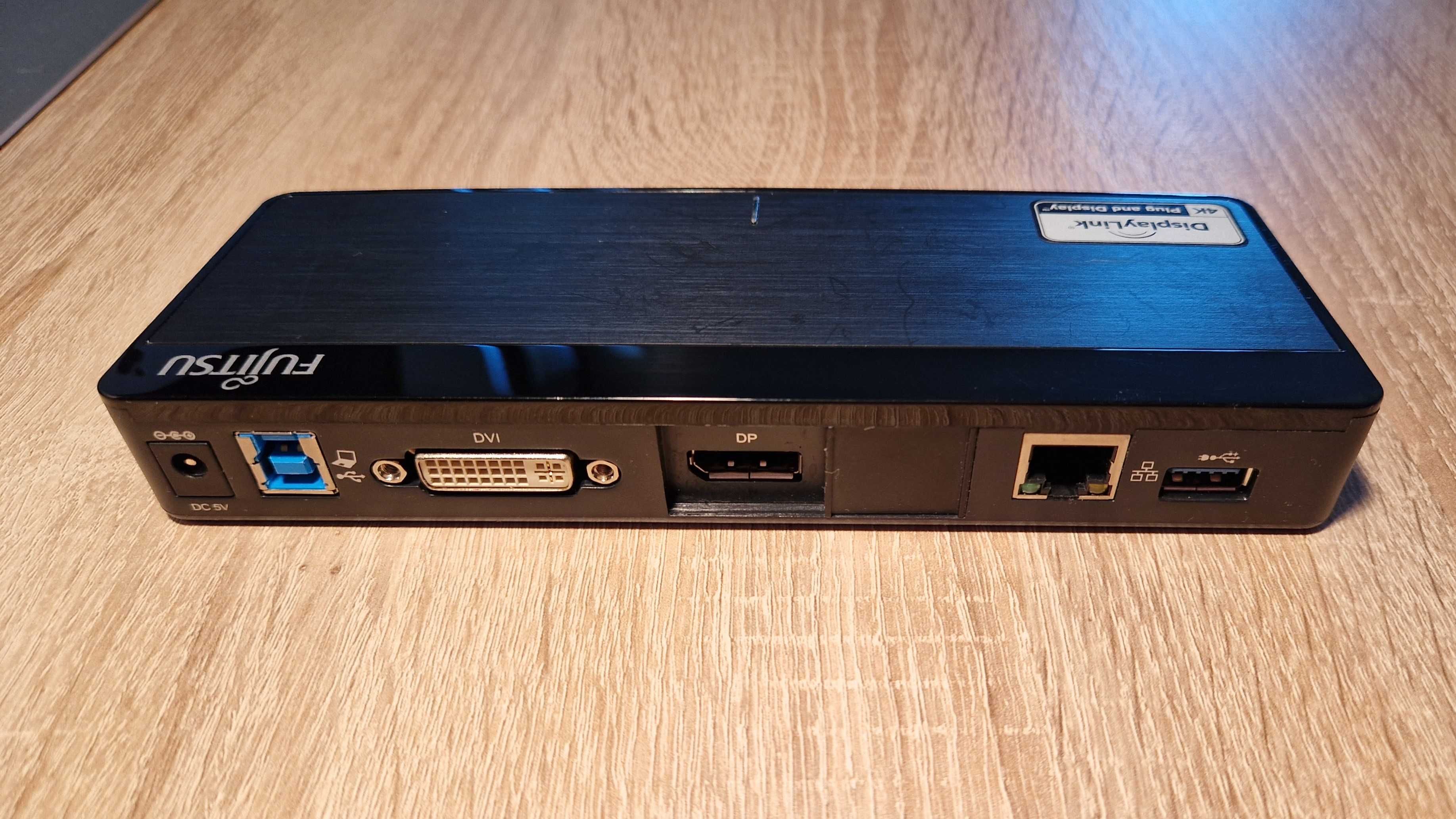 Replikator Stacja Fujitsu PR8.1 DU3B00 USB DP 4k DisplayLink HDMI 2k