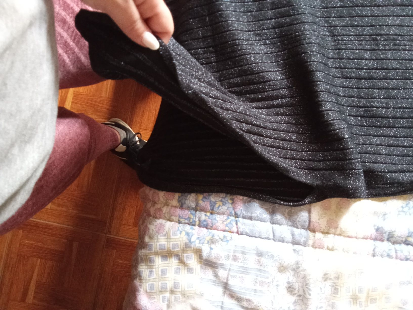 Vestido comprido com racha uma se cada lado