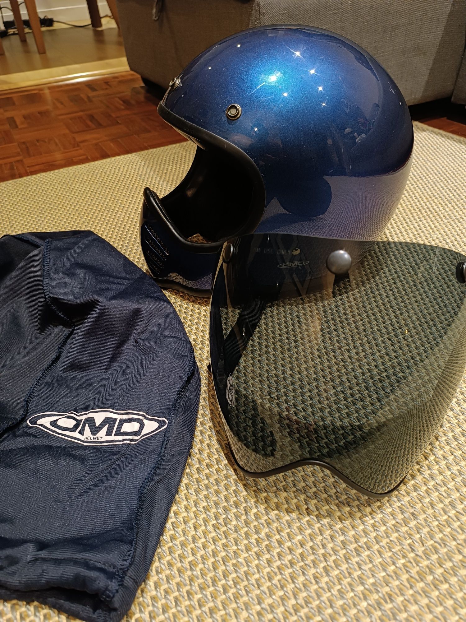 Capacete DMD seventyfive METALLIC BLUE