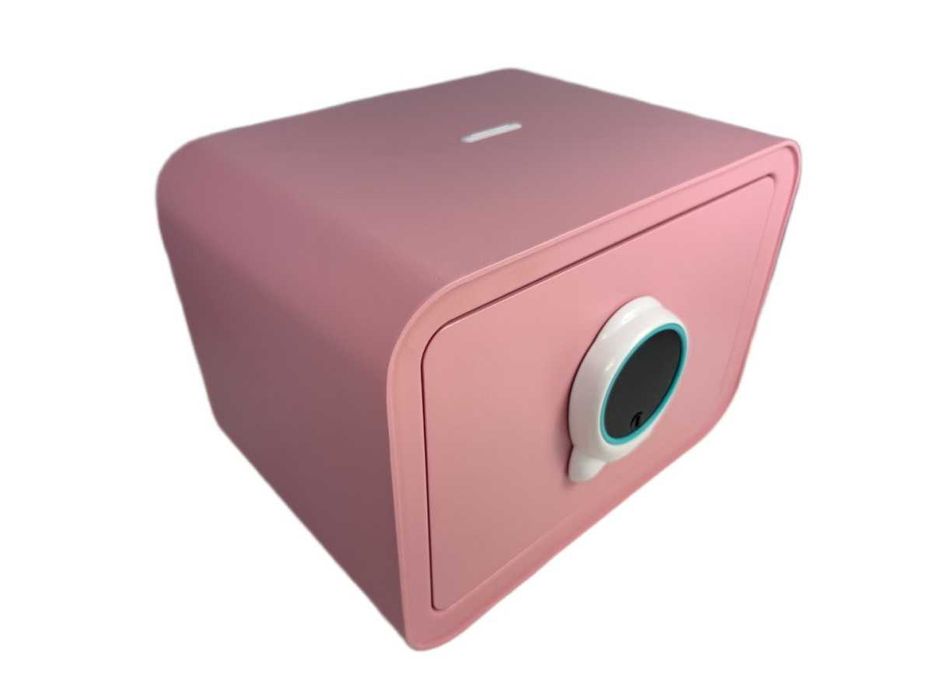 SEJF Biurowy / Domowy z zamkiem elektronicznym i mechanicznym - RÓŻOWY