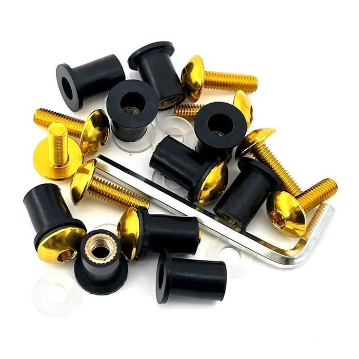 Buchas de fixação em borracha parafuso viseira rosca M5