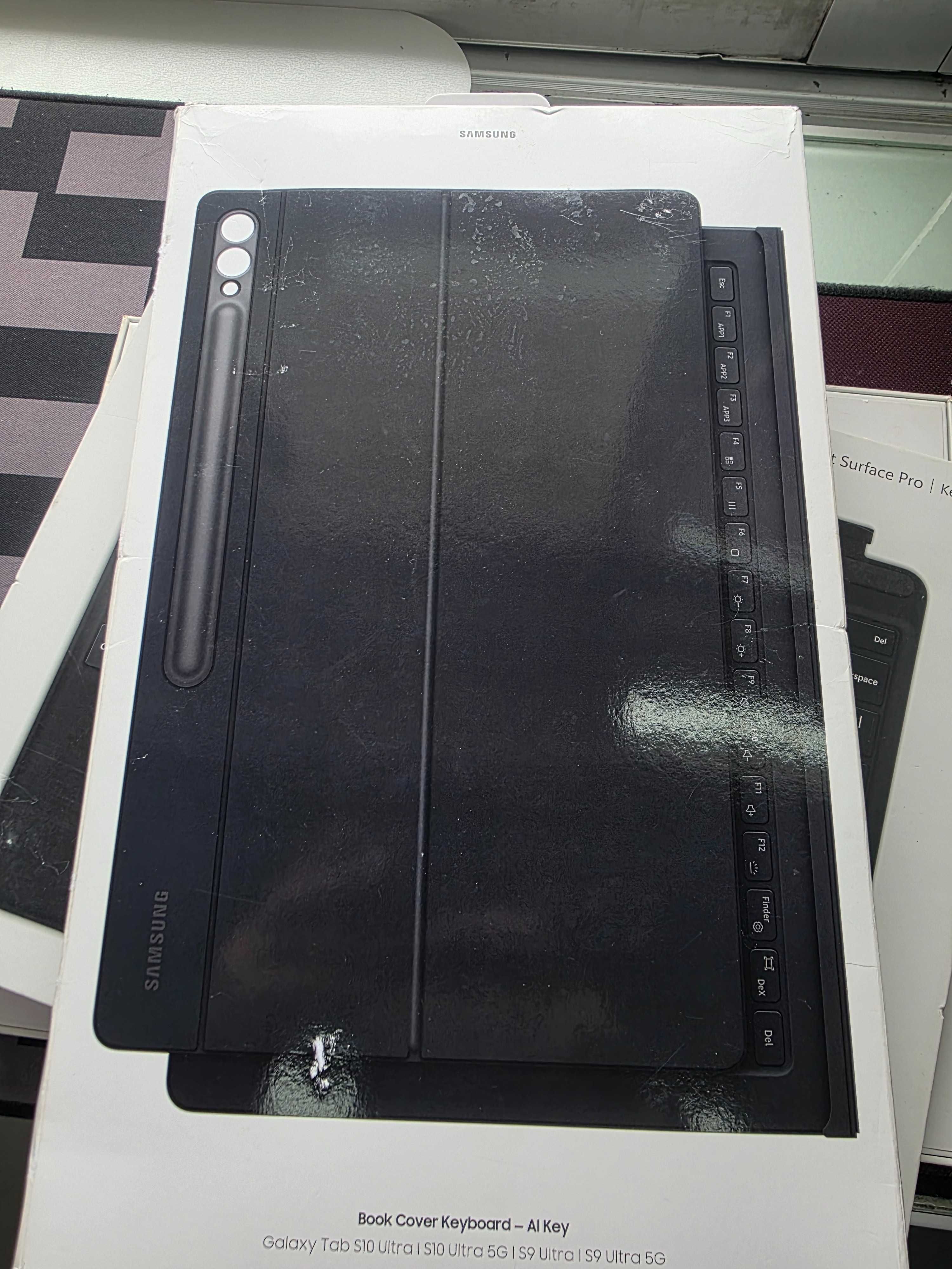 Capa Teclado Samsung para Tab S9| S10 Ultra - Preto Novo