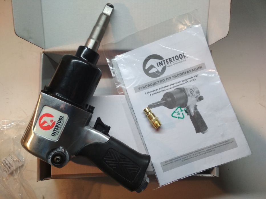 Пневмогайковерт, гайковерт пневматический ударный 1/2", 576 Нм PT-1103