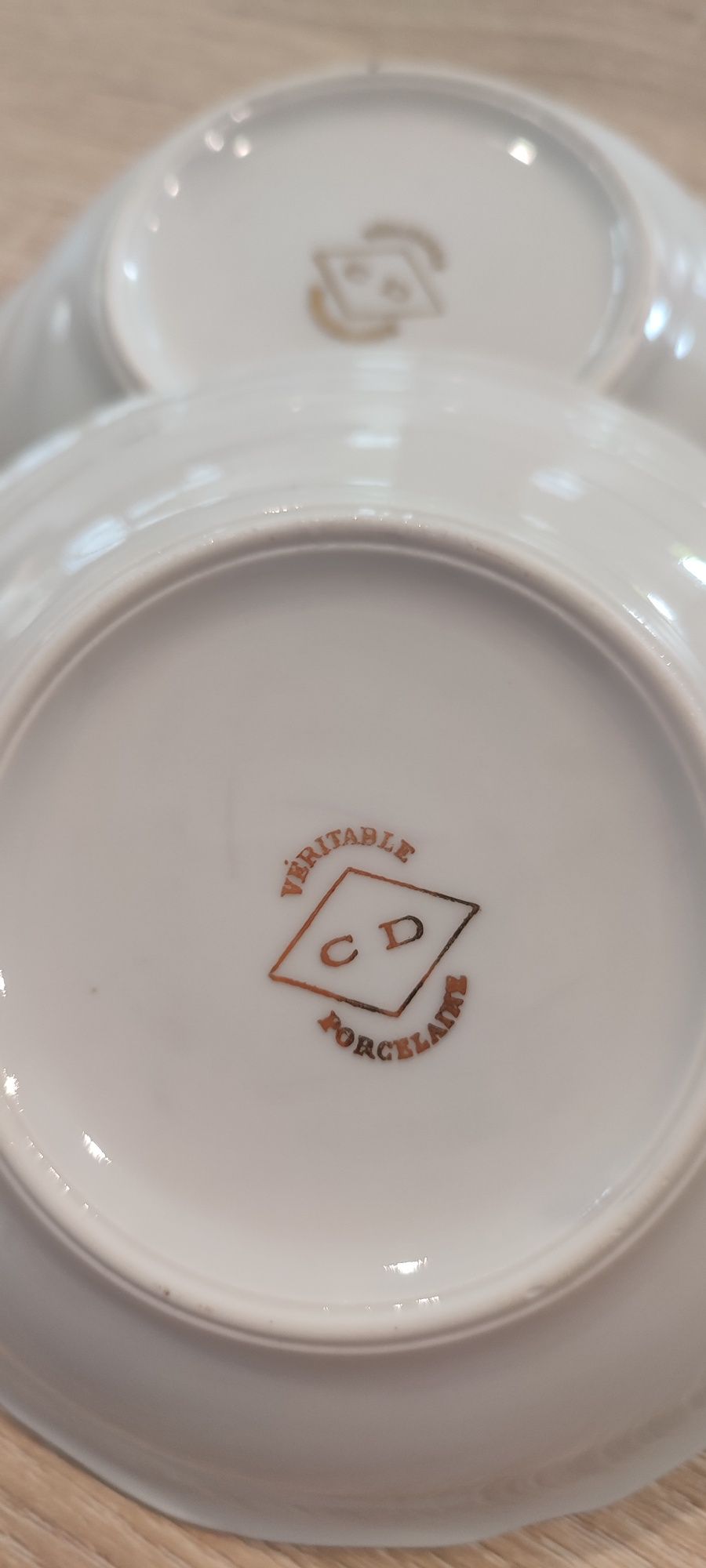 Porcelana 2 miseczki Veritable porcelain
