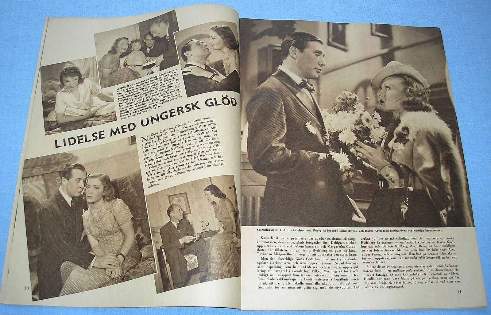 FilmJournalen nr 46 z 12 listopada 1944 r.  Sonja Wigert