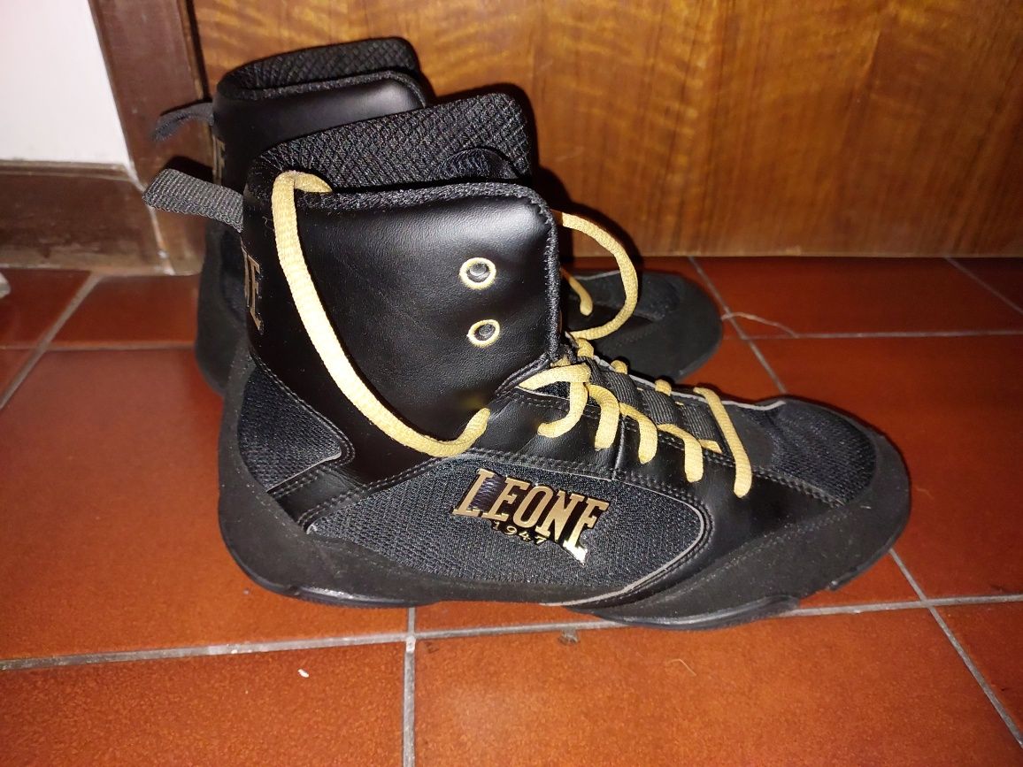 Botas de boxe leone