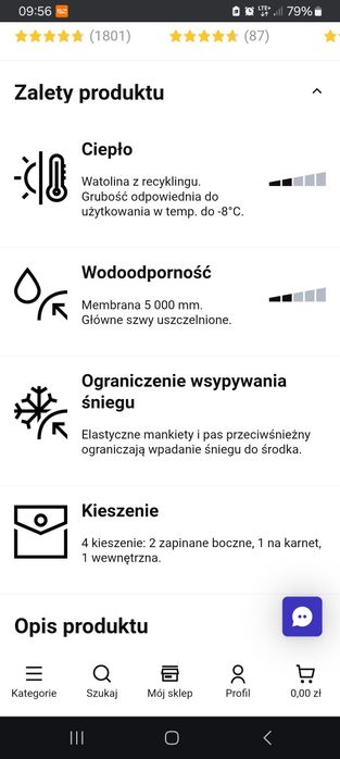 Kurtka narciarska damska Wedze 100 rozm 2XL