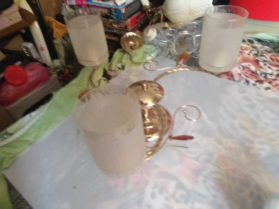 Світильник люстра стельовий на 3 плафона е27