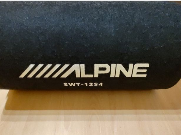 subwoofer skrzynia basowa tuba Alpine 300W 1000W swt12s4