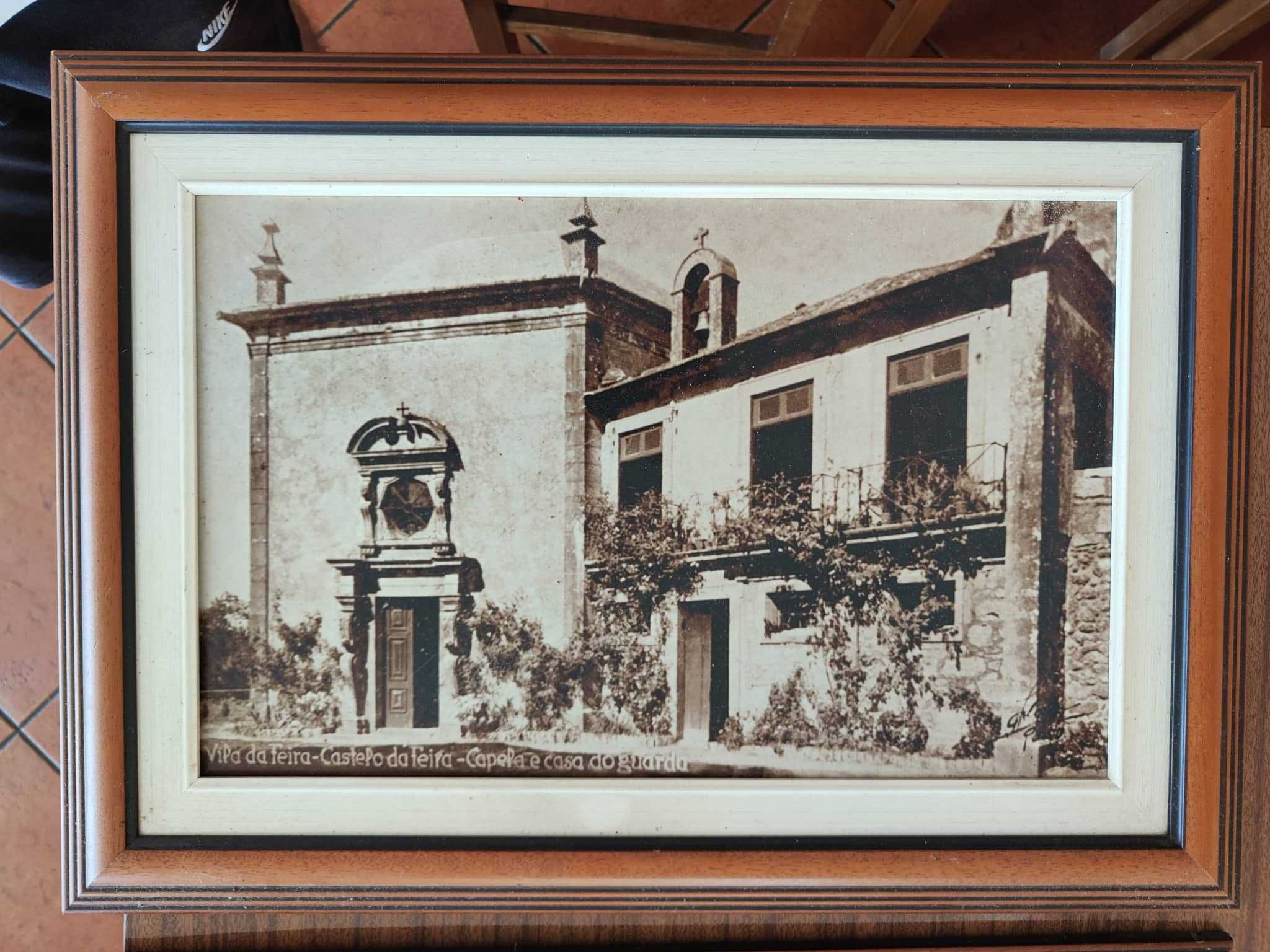 3 quadros com fotografias de Santa maria da Feira