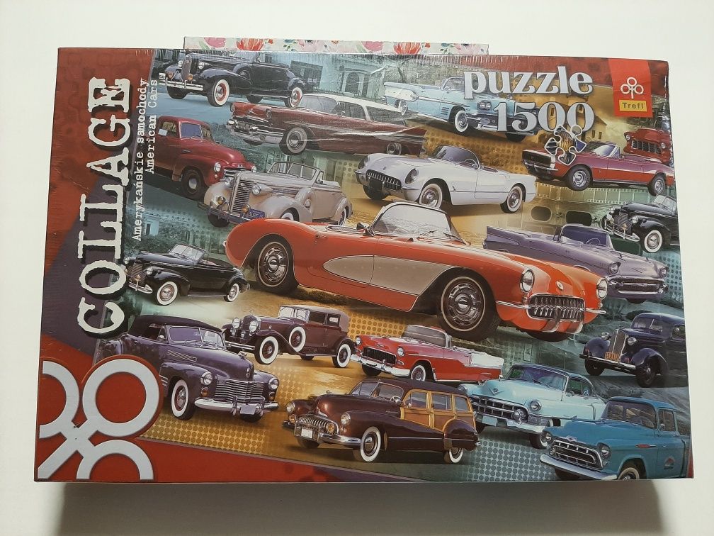 Puzzle Trefl 1500 amerykańskie auta american cars