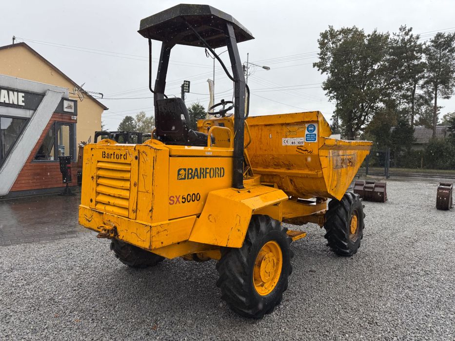 Wozidło budowlane wywrotka Barford Terex SX5000  PERKINS 5000 kg 4x4