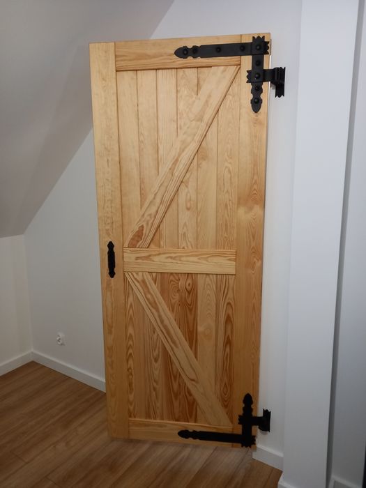 Drzwi przesuwne sosnowe