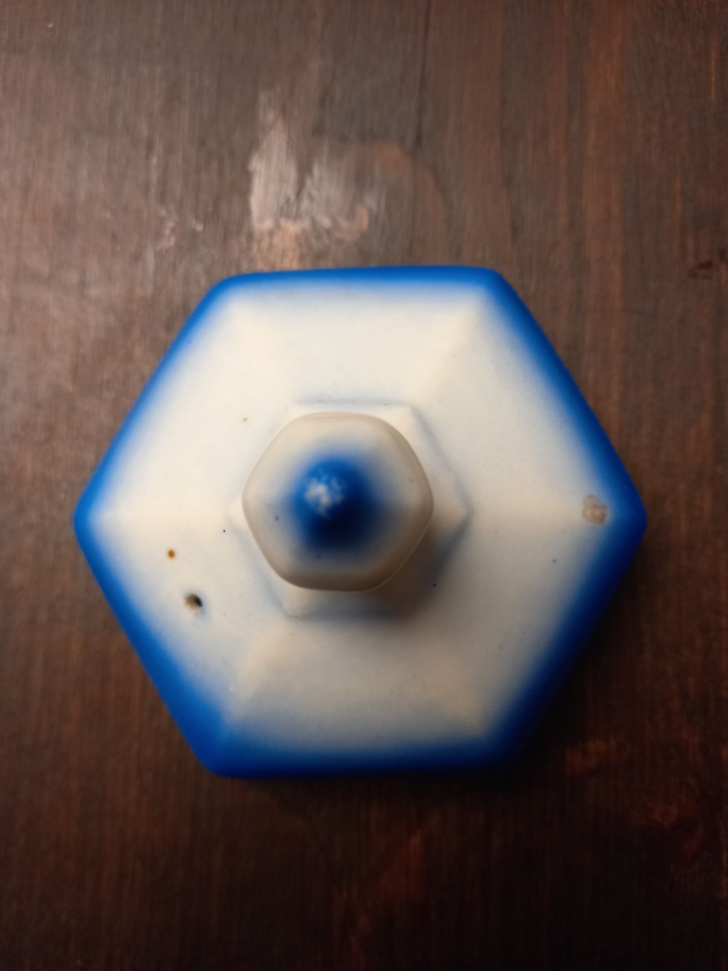 Cafeteira  em loiça azul e branca