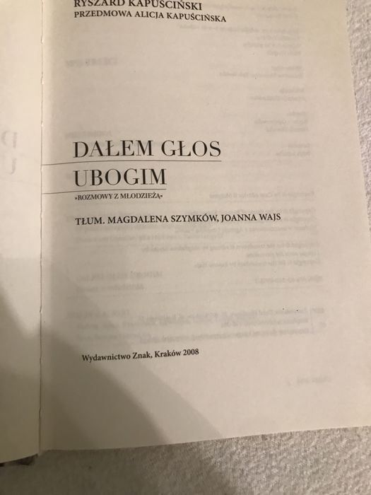 Kapuściński reportaż