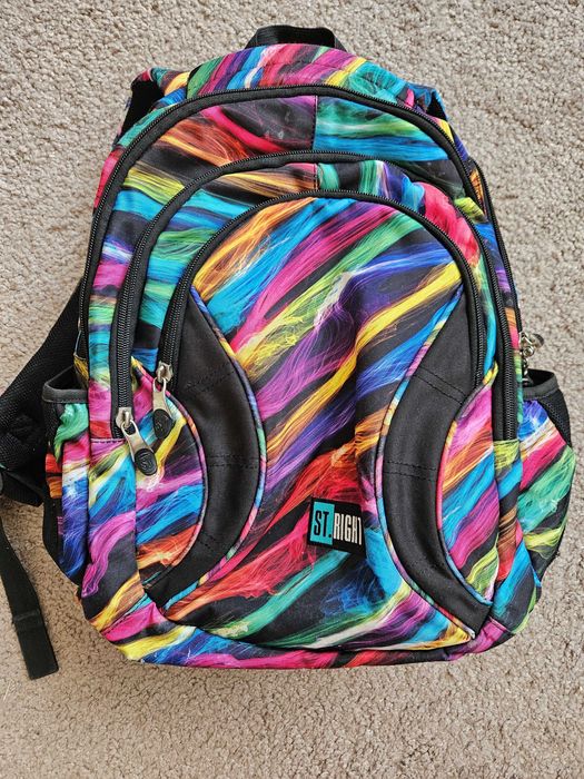 Plecak szkolny dla dziewczynki St.Right Majewski 4-komorowy 29 L