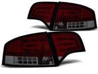 LAMPY DIODOWE AUDI A4 B7 04-08 SEDAN RED SMOKE LED