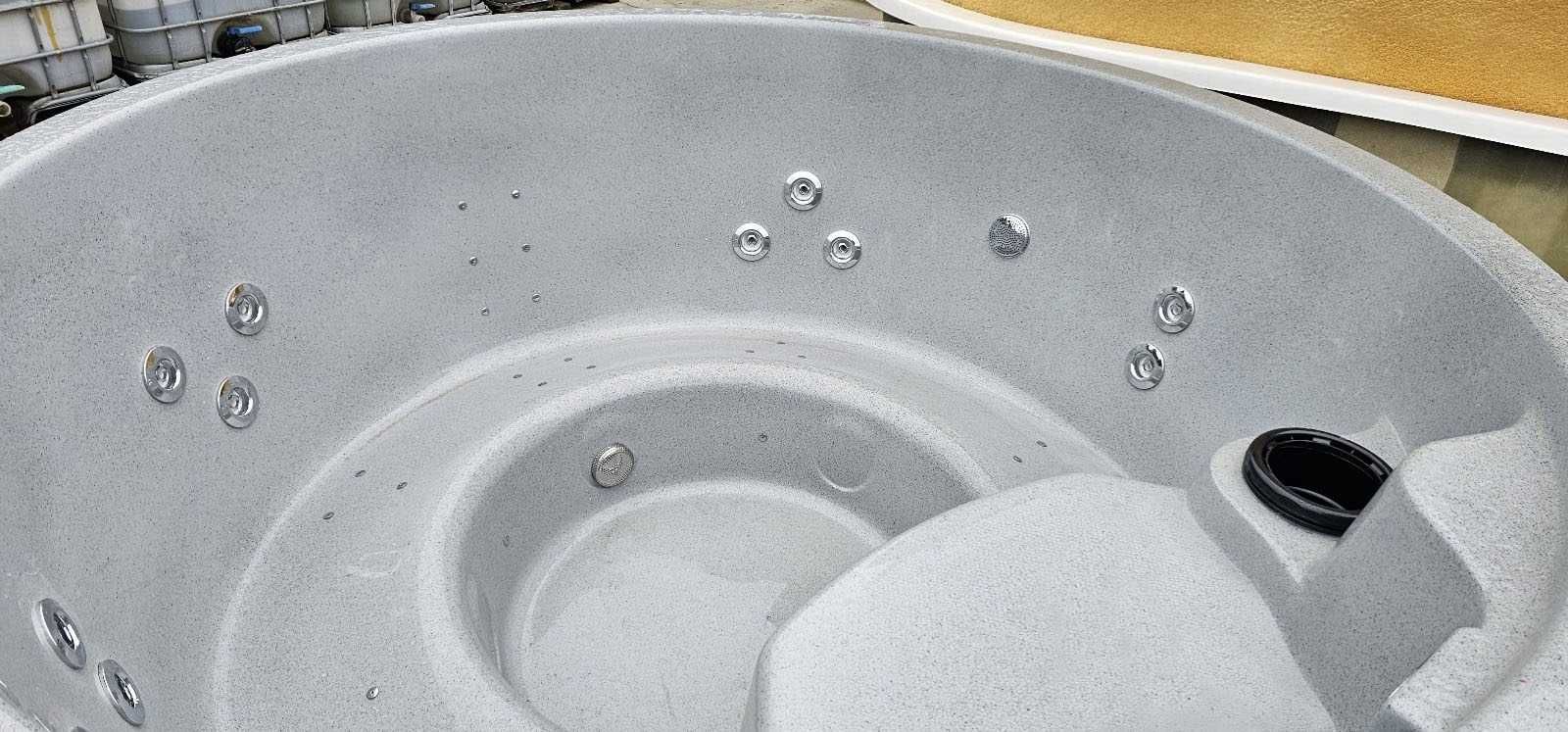 OD RĘKI Balia ogrodowa 225 bania beczka jacuzzi piec zintegrowany