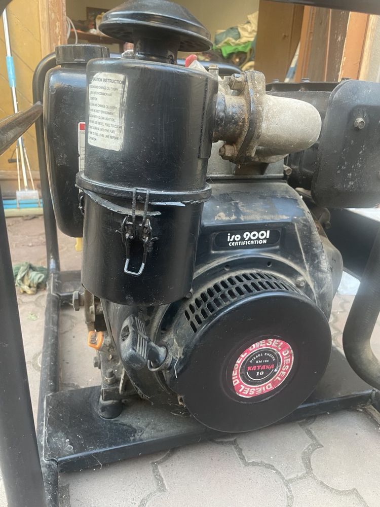 Дизельний генератор KATANA KM 186F / 5,7кВт