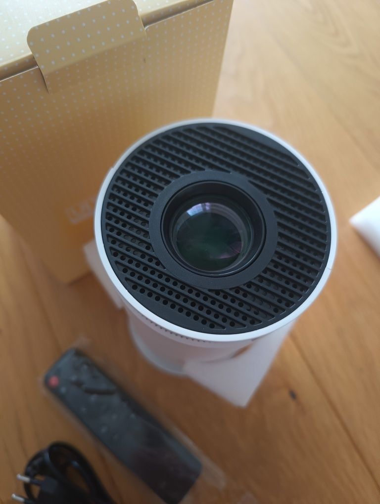 Projektor obrotowy, rzutnik, przenośny, SMART 4K, Bluetooth, do domu,