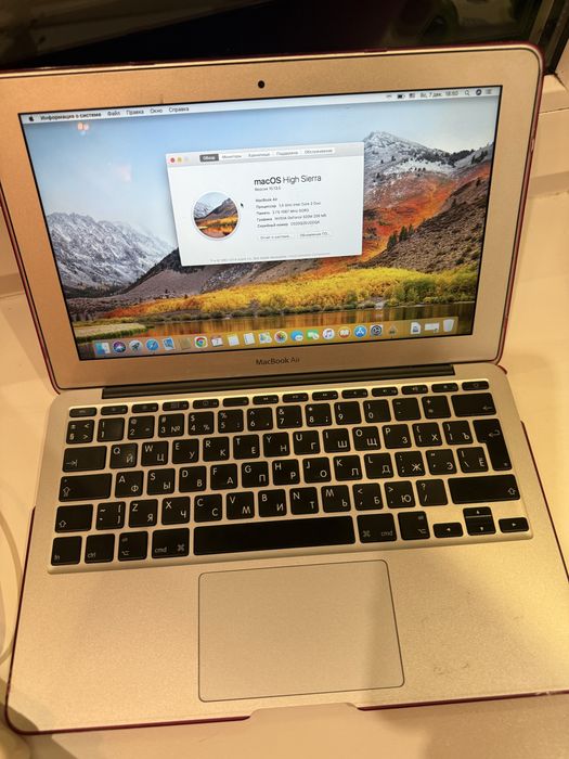 Продам Apple Macbook Air 10.13.5 macOS High Sierra