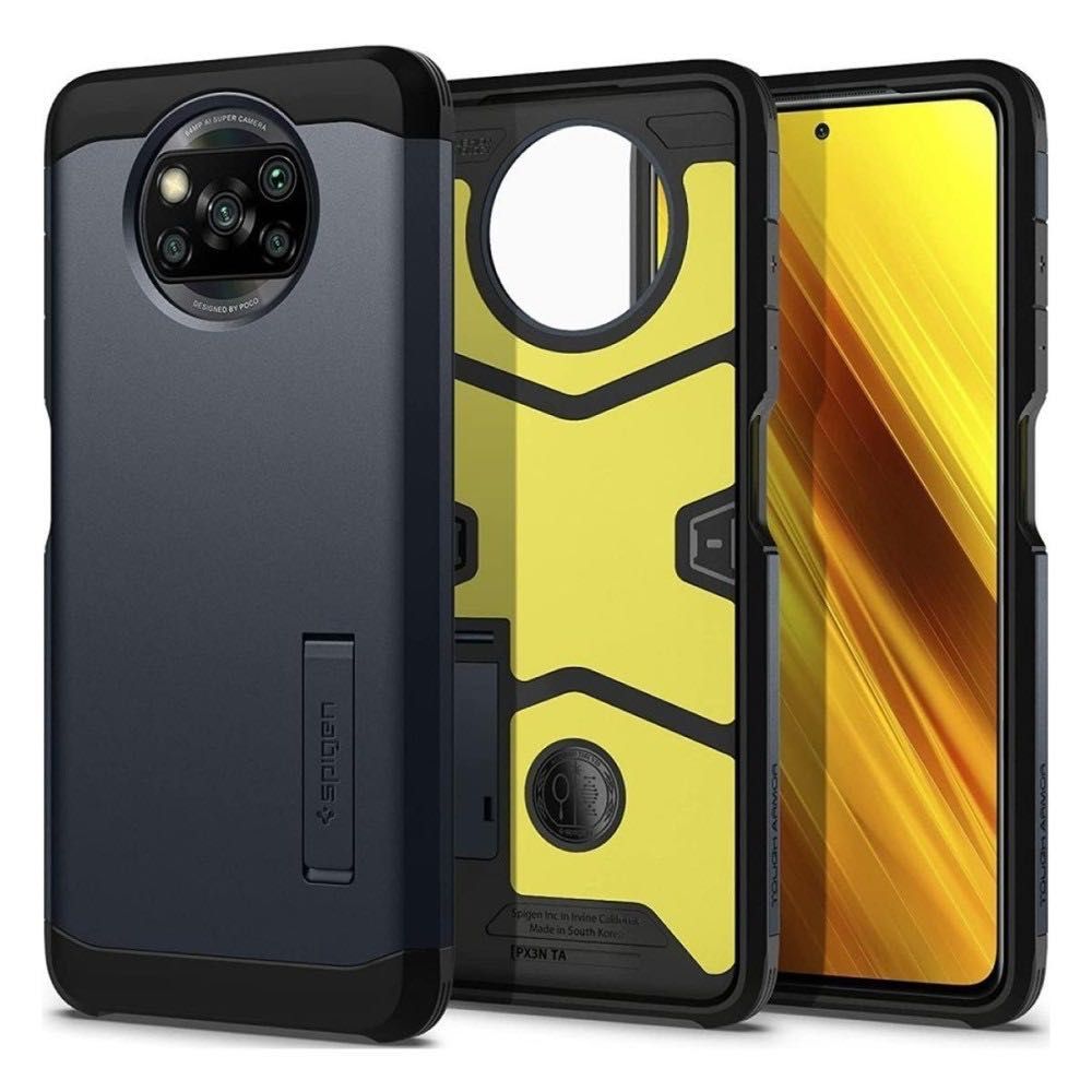 Poco X3 NFC 6/64 Shadow Gray + 3 etui + szkło hartowane