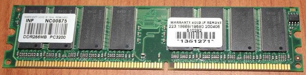 2 dimm's de memória ram (2x256mb) DDR PC-3200