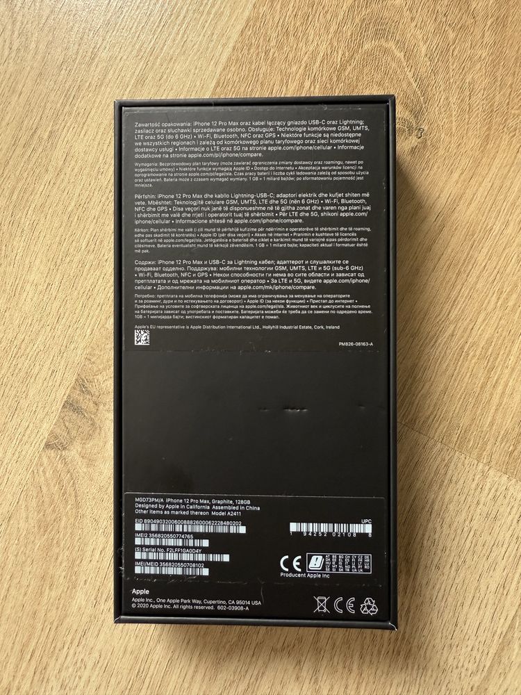 Iphone 12 pro max grafitowy 128GB