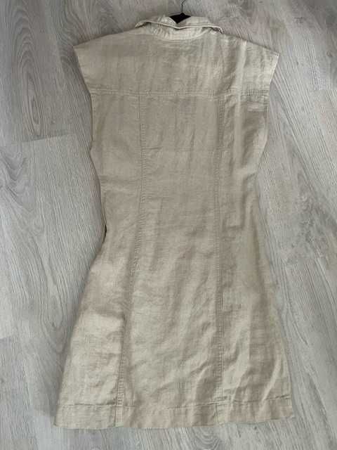 h&m міні сукня/плаття з льону