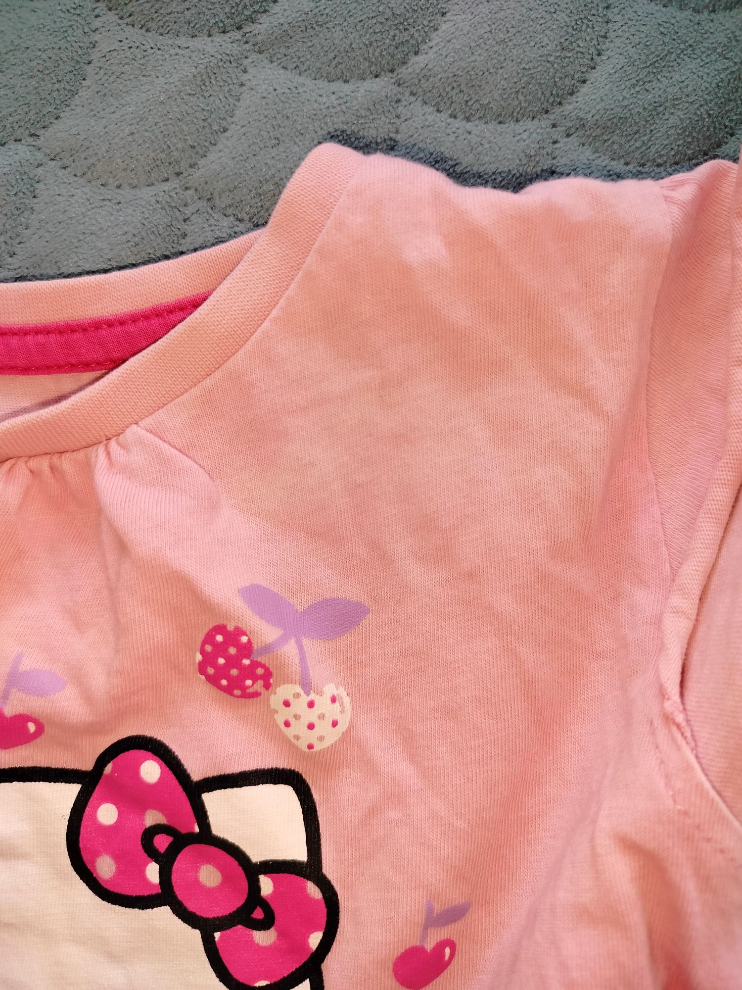 T-shirt bluzka dziewczęca na lato Hello Kity 110/116