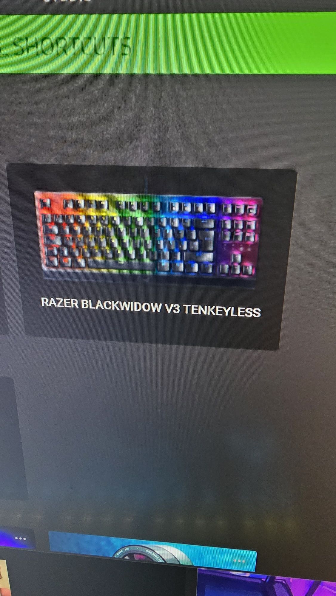 Teclado Gaming Razer Blackwidow V3 TKL