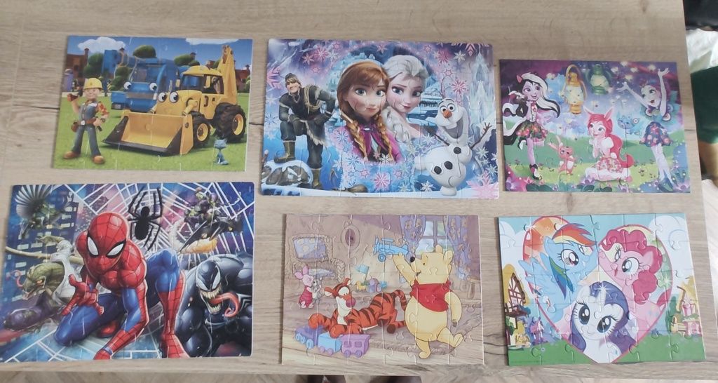 Puzzle 3 plus 30 elementowe