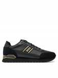Boss 40 Buty Męskie Parkour Czarno Złote Sneakersy T23