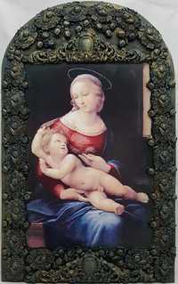 Obraz na desce - 08.Madonna Bridgewater (1507) Raffaello Santi