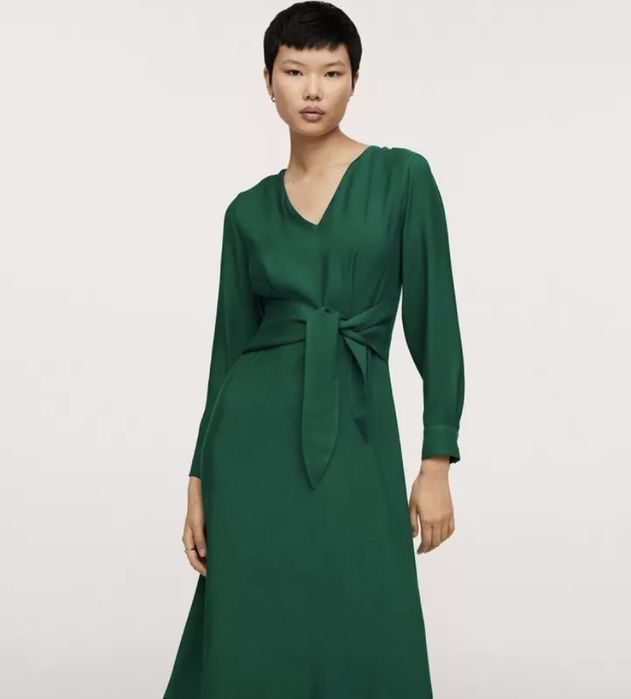 Стильна зелена сукня MANGO