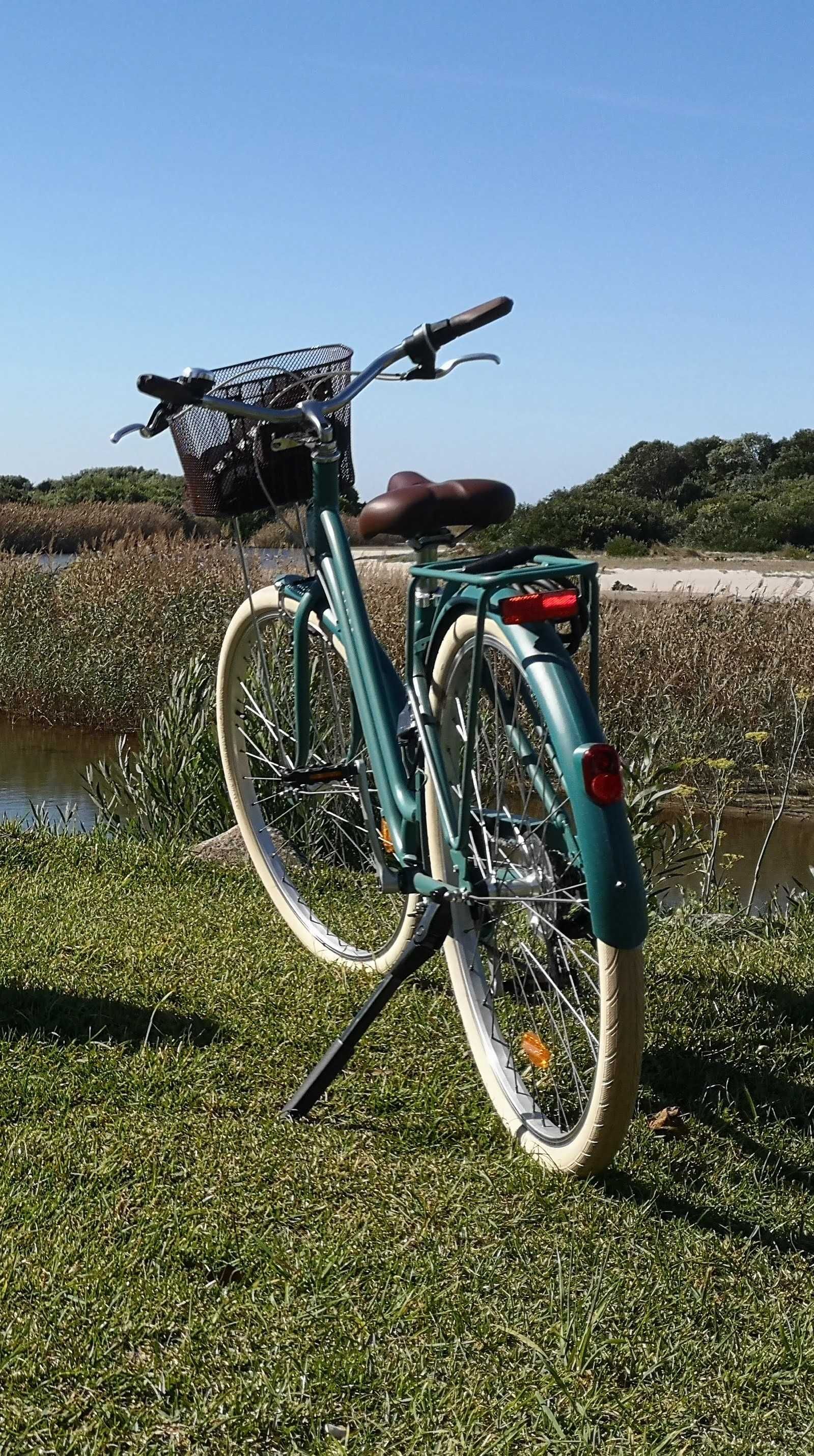 Bicicleta de Cidade Elops 520 Verde